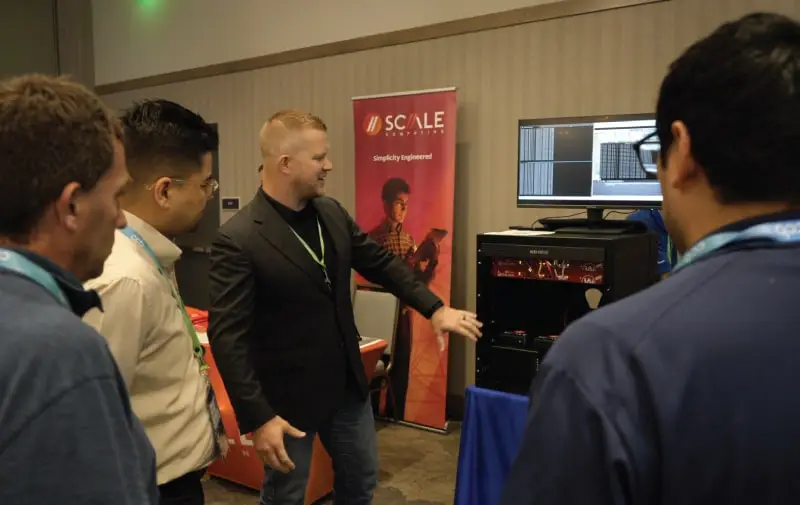 CCB Technology team at a technology partner event